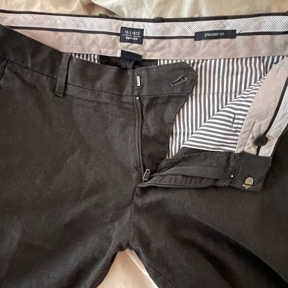 Tailored GAP Khakis (Charcoal Grey)
